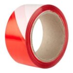 SCAPA SCAPA PROFI neljepljiva upozoravajuća traka crveno-bijela 50mm x 100m 115484