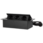Orno Produžni kabel sa 3 x Schuko utičnice, ugradbena - OR-GM-9033(GS)/B