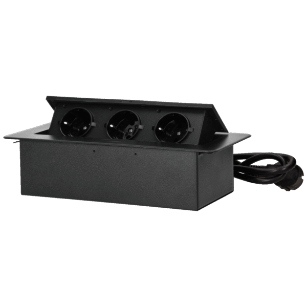 Orno Produžni kabel sa 3 x Schuko utičnice, ugradbena - OR-GM-9033(GS)/B