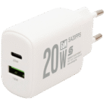 home Punjač kučni, brzi, 1 x USB-A, 1 x USB-C, 20W, GaN - SA20PPS