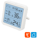 home Pametni mjerač temperature i vlažnosti, LCD, sat - HSTHC