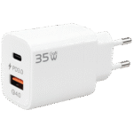 REDLINE Punjač kućni, 1 x USB-A, 1 x USB-C, brzi, 35W, GaN - GL-35W-AC