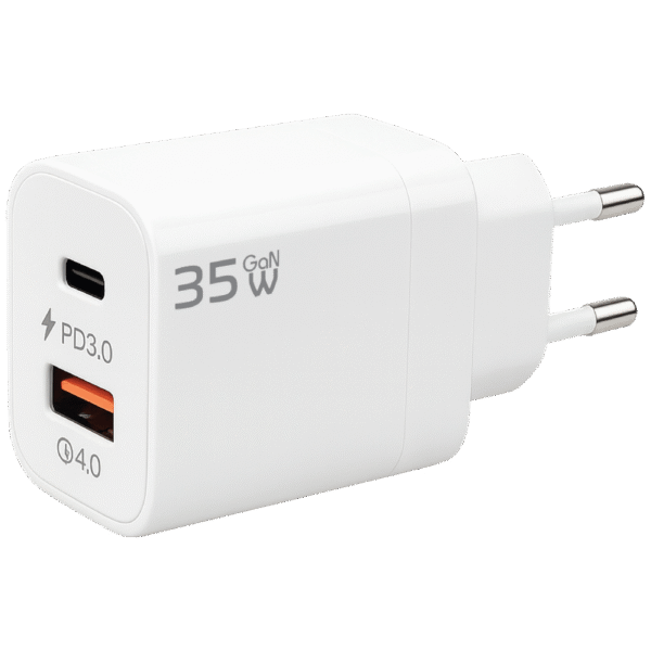 REDLINE Punjač kućni, 1 x USB-A, 1 x USB-C, brzi, 35W, GaN - GL-35W-AC