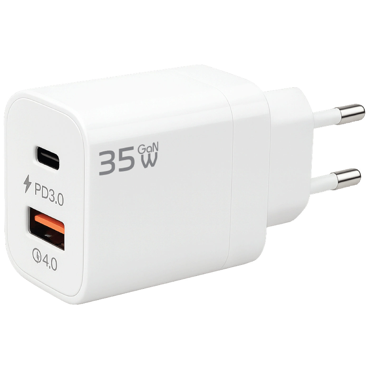 REDLINE Punjač kućni, 1 x USB-A, 1 x USB-C, brzi, 35W, GaN - GL-35W-AC REDLINE Punjač kućni, 1 x USB-A, 1 x USB-C, brzi, 35W, GaN - GL-35W-AC - Slika 1