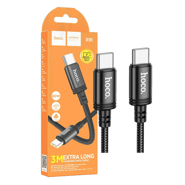 hoco. USB kabl za smartphone, type C, dužina 3 met., 60W - X91 Radiance