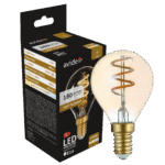 Avide Žarulja,LED,3W,E14,2700K,230V AC,topla bijela svjetlost - Soft Filament Mini Globe 3W E14