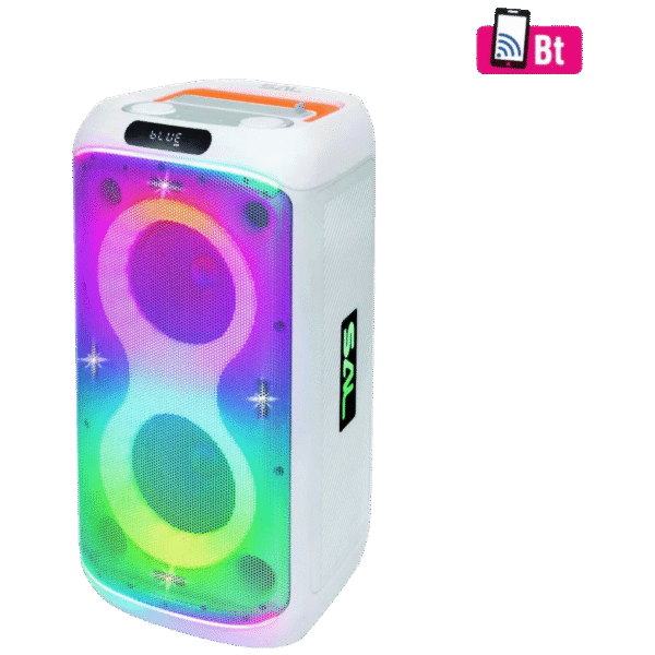 SAL Zvučnik bežični sa mikrofonom, Bluetooth, LED efekti, 60W - PAR216WH