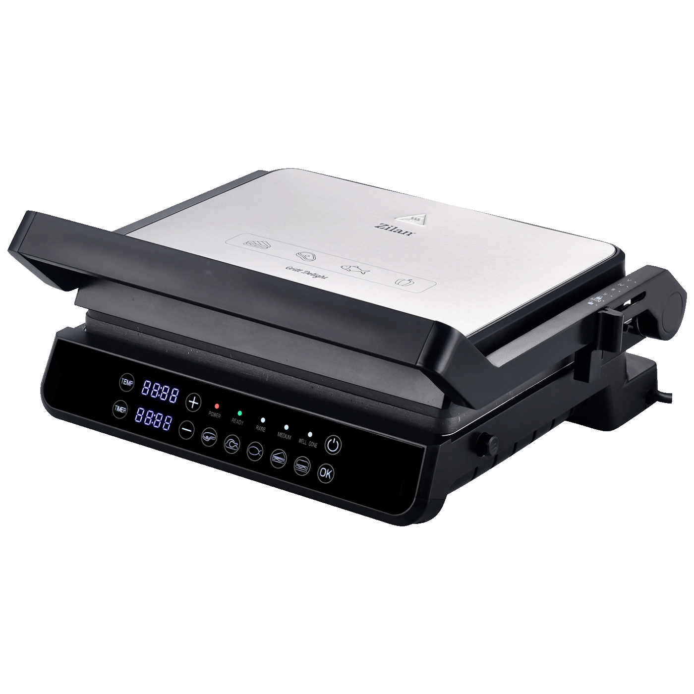 Zilan Grill kontaktni, digitalini zaslon, 5 programa rada, 2000 W - ZLN3942 Zilan Grill kontaktni, digitalini zaslon, 5 programa rada, 2000 W - ZLN3942 - Slika 1
