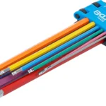 BGS set dugih imbus ključeva u boji s kuglastim završetkom 1,5-10 mm u držaču