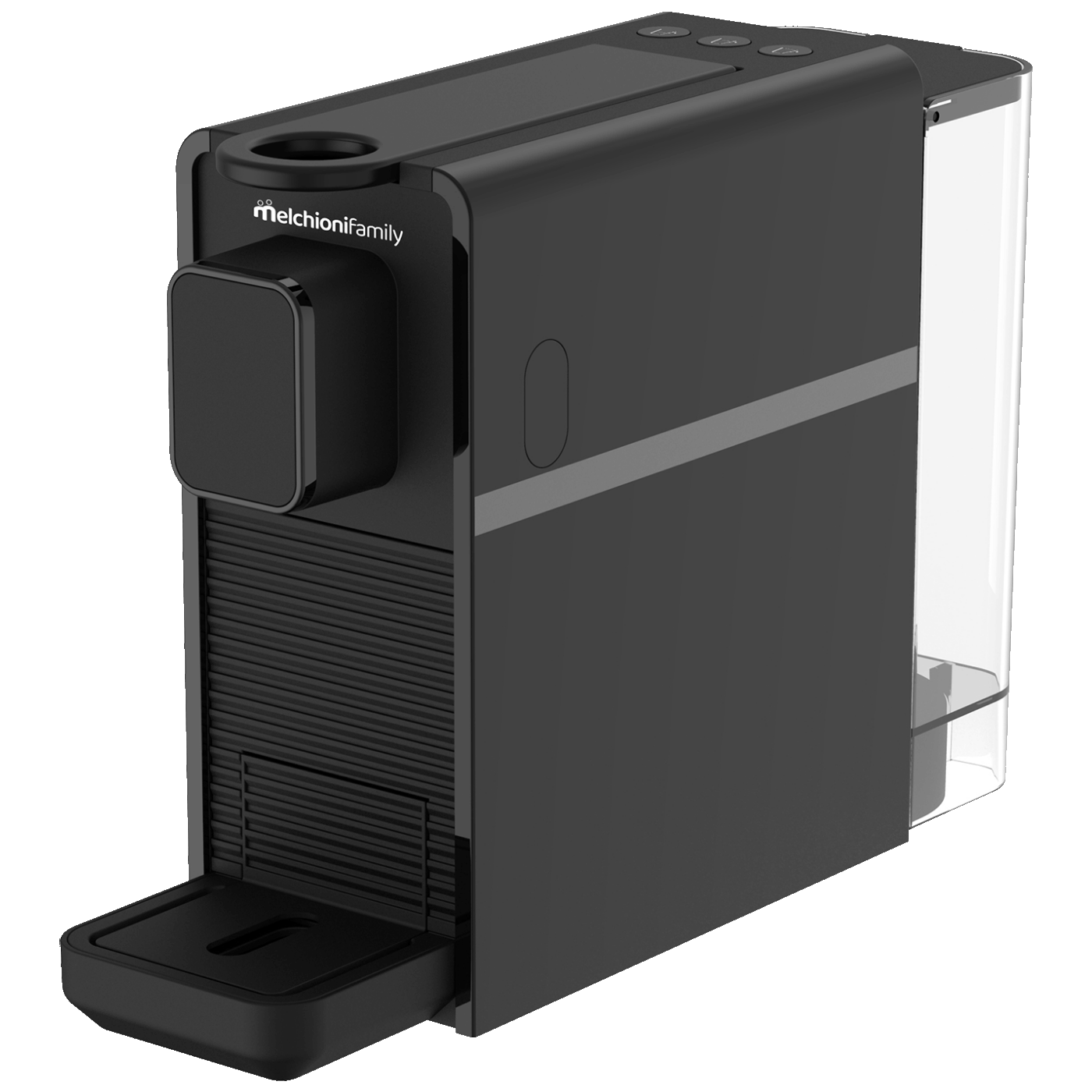 MELCHIONI family Aparat za kavu, Nespresso, 1400W, 20 bar - CREMOSA Black MELCHIONI family Aparat za kavu, Nespresso, 1400W, 20 bar - CREMOSA Black - Slika 1