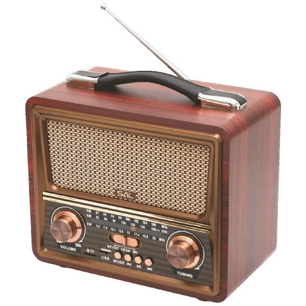 SAL Retro radio + BT bežični zvučnik, FM, MP3, USB/microSD - RRT22