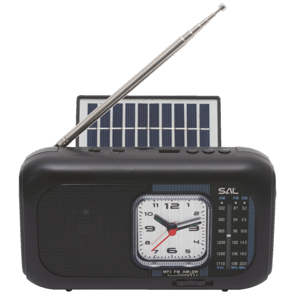 SAL Radio prijemnik sa solarnim napajanjem, FM-AM-SW, Bluetooth - RPH3
