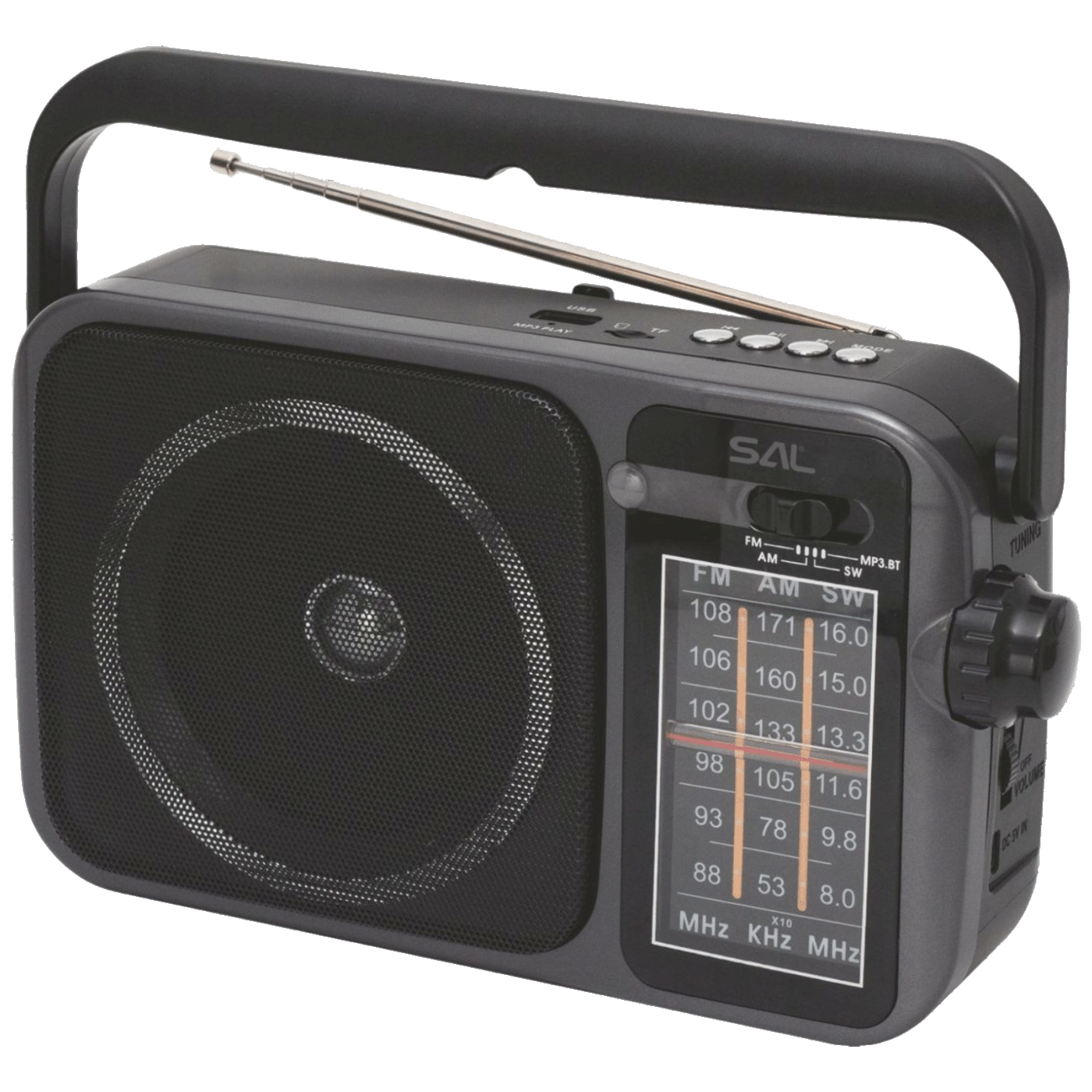 SAL Prijenosni radio prijemnik s multimedijalnim player-om - RPR10 SAL Prijenosni radio prijemnik s multimedijalnim player-om - RPR10 - Slika 1