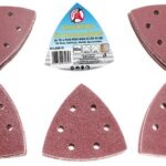 BGS set trokutastih brusnih papira 95 x 95 mm granulacije K40 do K180, 50-dijelni