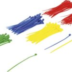 BGS set najlonskih vezica 100 mm u pet boja, pakiranje 200 komada