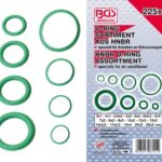 BGS set HNBR O-ring brtvi 3-22 mm 225 komada u plastičnoj kutiji