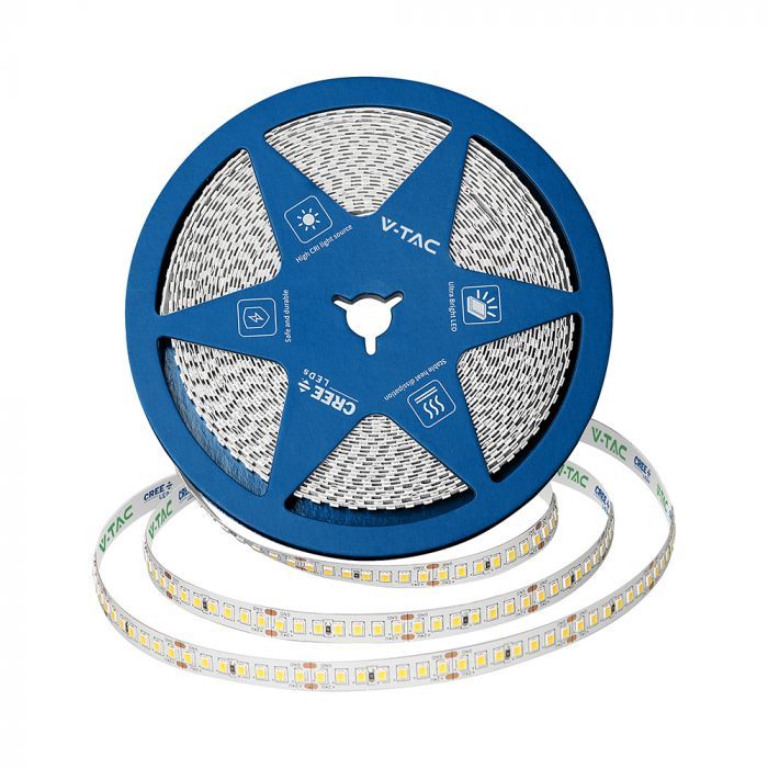 V-TAC LED traka CREE čip - 12W/m 120 LED/m dvostruki PCB 10m 6500K IP20 24V - 6 GODINA GARANCIJE 2125986 V-TAC LED traka CREE čip - 12W/m 120 LED/m dvostruki PCB 10m 6500K IP20 24V - 6 GODINA GARANCIJE 2125986 - Slika 1
