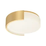 V-TAC 48W LED Dekorativna stropna svjetiljka (D450*V120mm) 3u1 s daljinskim upravljačem dimabilna, zlatna 24190