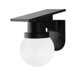 V-TAC LED solarna zidna svjetiljka s daljinskim upravljačem 0,9W, 3u1, IP54, crna 24152