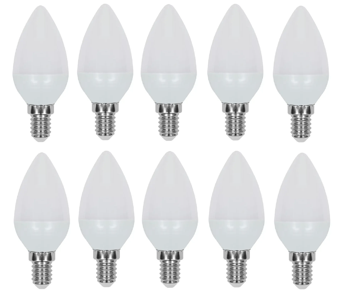 V-TAC LED žarulja - CREE čip 4.5W E14 - svijeća 4000K - 6 GODINA GARANCIJE - BIG PACK - 10 kom 10-21425816 V-TAC LED žarulja - CREE čip 4.5W E14 - svijeća 4000K - 6 GODINA GARANCIJE - BIG PACK - 10 kom 10-21425816 - Slika 1