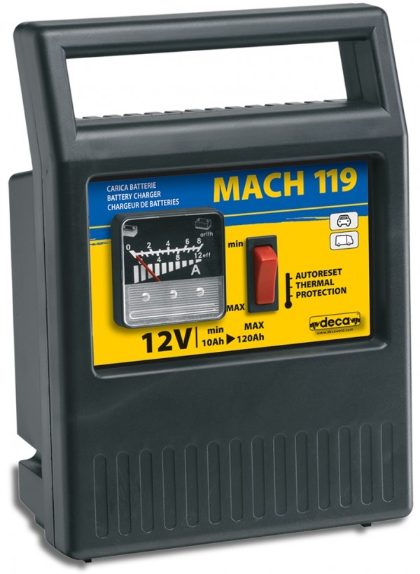 DECA punjač MACH 119(10-120Ah,12V) 303200 DECA MACH 119 elektromehanički punjač akumulatora 12V