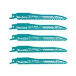 MAKITA sabljaste pilice 152 mm BiM Fe Al B-05038 set 5 komada