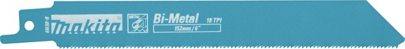 Makita sabljaste pilice 152mm BiM set 5 komada za rezanje aluminija i čelika