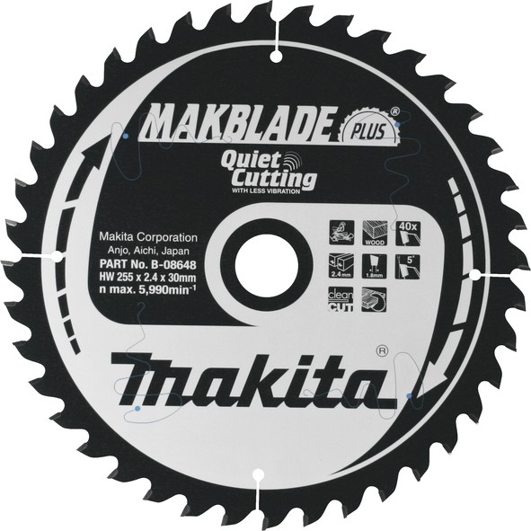 Makita kružni list za pilu 260 mm x 30 mm s 24 zuba model B-17712