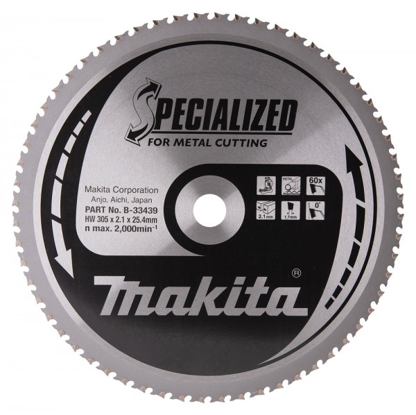 Makita kružni list za metal 305 mm s 25,4 mm provrtom i 60 zubi