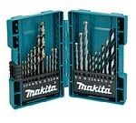 Makita B-44884 set od 21 svrdla za drvo, metal i kamen u plastičnoj kutiji