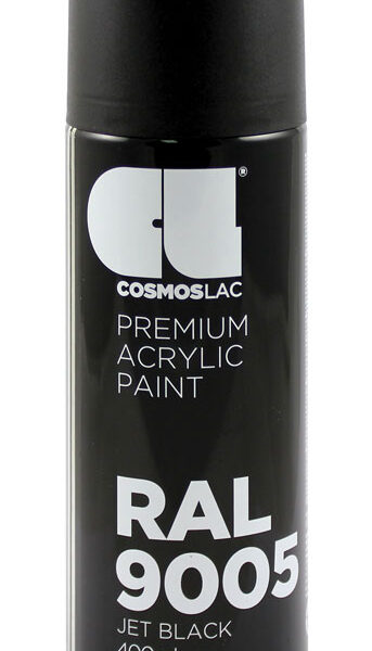 SPREJ LAK RAL 9005 CRNI MAT 400ml