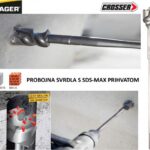 DIAGER SDS-MAX svrdlo probijač 55x1125 mm za beton i ciglu