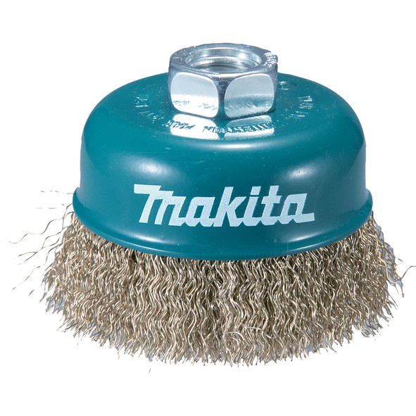 MAKITA četka žičana lonč. M14/60mm val.žica mjed D-39746 Makita lončasta žičana četka promjera 60 mm s mjedenom valovitom žicom i prihvatom M14