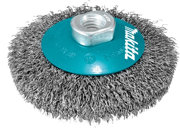 MAKITA četka žič.tanjur. M14/100mm valovita žica D-39827 Makita žičana tanjurasta četka promjera 100 mm s prihvatom M14 D-39827