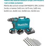 Makita aku ud.buš-odvijač DHP482RFE(18V,2x3Ah)