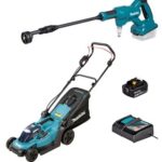 Makita akumulatorski set DLX2583T s kosilicom DLM330 i peračem DHW180