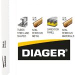 DIAGER list za ubodnu pilu L003M5 za rezanje sendvič panela duljine 132 mm