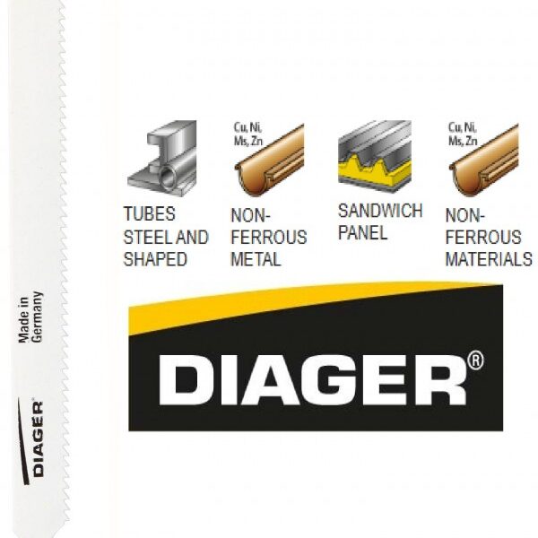 DIAGER list za ubodnu pilu L003M5 za rezanje sendvič panela duljine 132 mm