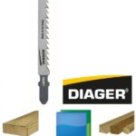 DIAGER list za ubodnu pilu za drvo i PVC 4x100mm pakiranje 5 komada L007W5