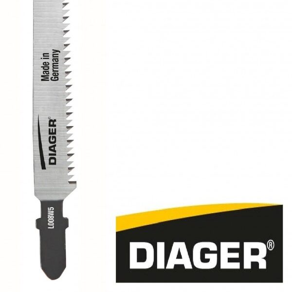 DIAGER list za ubodnu pilu za drvo dimenzija 1,9x117 mm u pakiranju 5 komada, model L008W5