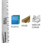 DIAGER list za ubodnu pilu za drvo i PVC L012W5 2,5x117mm pakiranje 5 komada