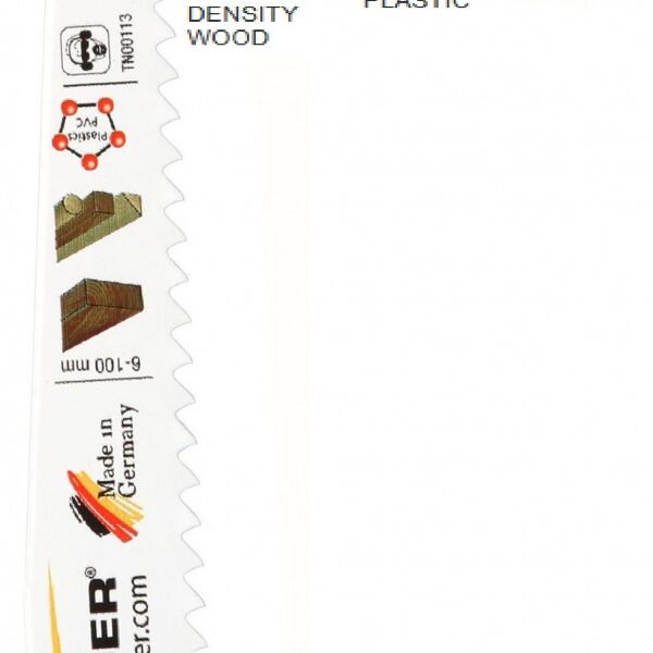 DIAGER list sabljaste pile za drvo i PVC 4,2 x 150 mm pakiranje 5 komada