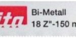 MAKITA sabljaste pilice 150mm BiM 150mm za Fe i inox, set 5 kom P-04880