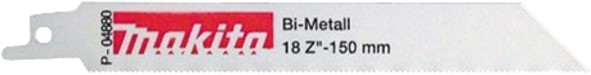 MAKITA sabljaste pilice 150mm BiM 150mm za Fe i inox, set 5 kom P-04880