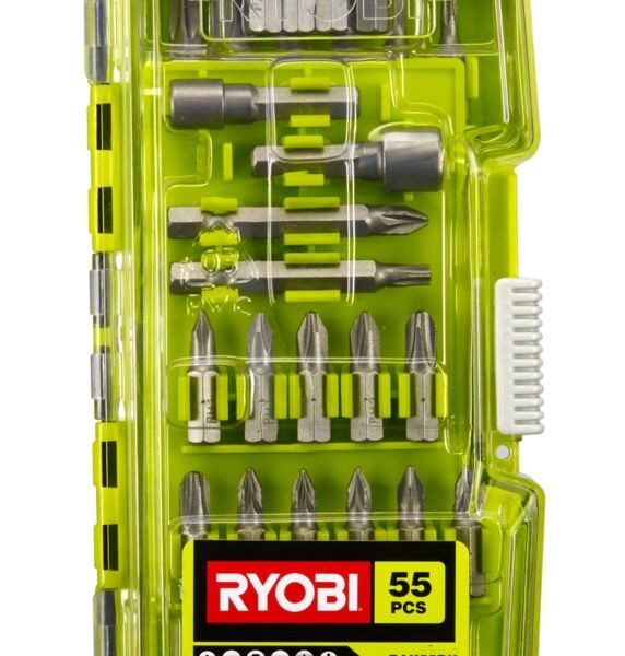 Ryobi RAK55DK 55-dijelni set bitova u plastičnoj kutiji