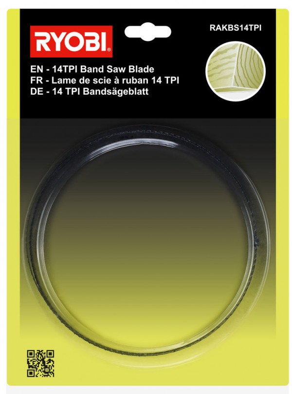 Ryobi list tračne pile RAKBS14TPI 1572mm 14 zuba 1/1 Ryobi RAKBS14TPI list tračne pile duljine 1572 mm s 14 zuba u originalnom pakiranju
