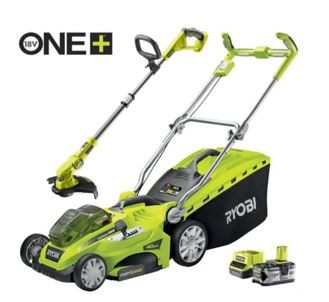 Ryobi aku kosilica RLM18X41H240 s baterijama i gratis trimerom OLT1832