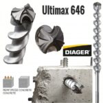 DIAGER SDS-MAX Ultimax 646 svrdlo 35x540 mm za beton i armirani beton