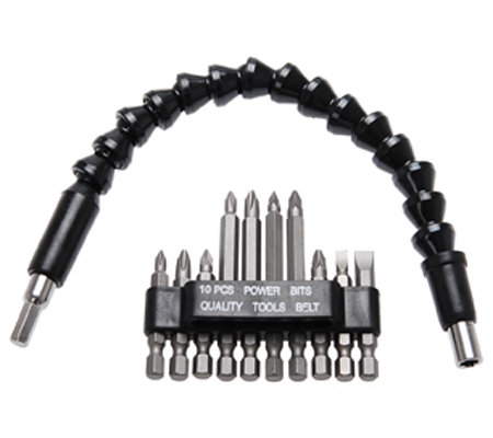 BGS Set bitova s flex.adapterom 11dij. 20804 BGS set bitova s fleksibilnim adapterom 11-dijelni