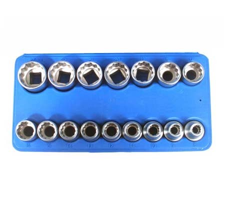 BGS set nas.ključeva 8-24mm 1/2" 12-kut. 16dj. 2226 BGS set nasadnih ključeva 8-24 mm 1/2 inča 12-kutni 16 dijelova model 2226